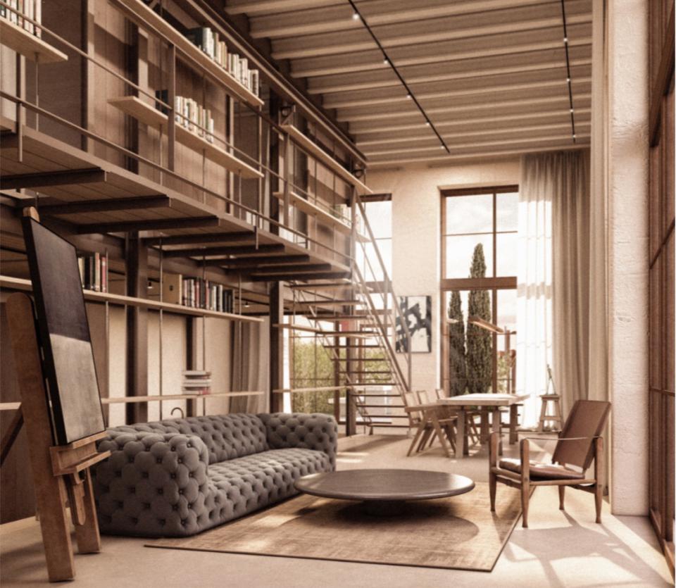 il Loft, vista del living